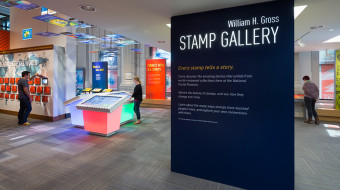 The Smithsonian Institution’s William H. Gross Stamp Gallery