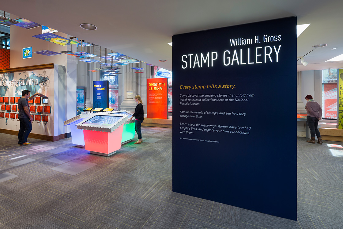 The Smithsonian Institution’s William H. Gross Stamp Gallery, 